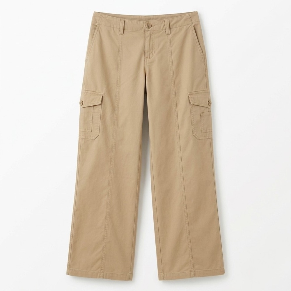 Empyre Women’s Y2K Tan Cargo Pants‎ - Size Small - Trending Aesthetic